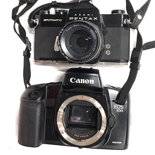 PENTAX SPORTMATIC Canon EOS 100 他 一眼レフフィルムカメラ カメラレンズ 等 まとめ セット2