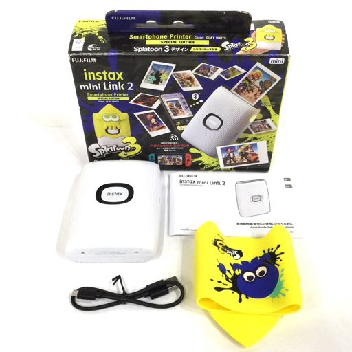 FUJIFILM instax mini Link 2 スプラトゥーン3デザイン フォトプリンター